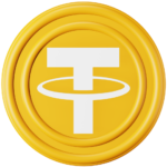 tether usdt 3d rendering isometric icon free png